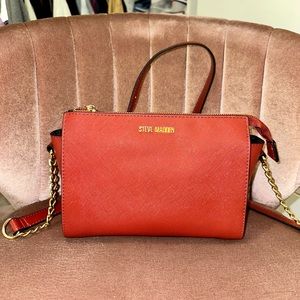 Steven Madden Orange Crossbody - NEW! NEVER USED!